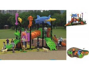 Ocean Theme commercial playground equipment