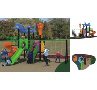 Ocean Theme plastic playground equipment Ocean Theme plastic playground equipment