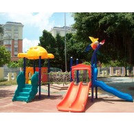 plastic outdoor slides