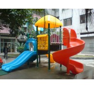 plastic swings and slides