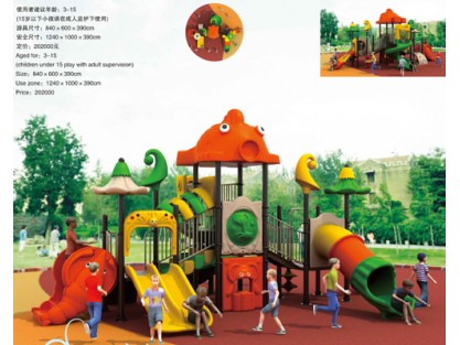 plastic playground equipment factory