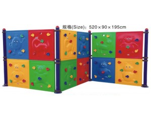 Children Climbing Wall