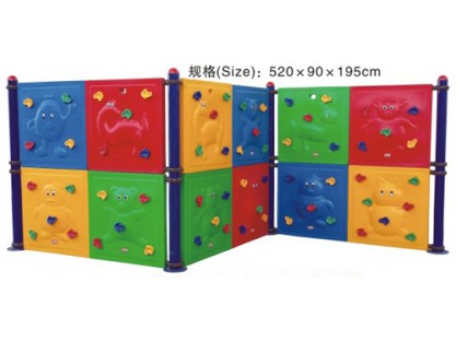 Children Climbing Wall