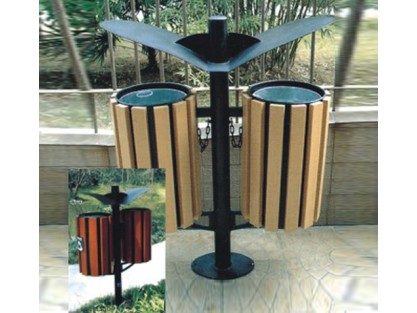 Wood Trash Bin Wood Trash Bin