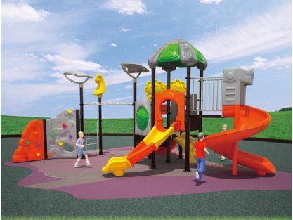 Plastic kids outdoor playsets