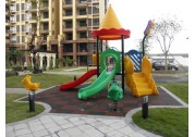 How to install a set of plastic playground equipment