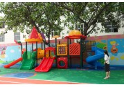 Outdoor Playground is not cold for Exercises Outdoor Playground is not cold for Exercises