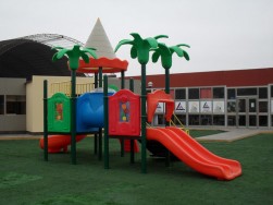 plastic commercial playground
