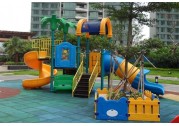 Safe plastic playground equipment material - Rubber