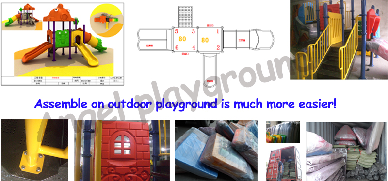 assemble on outdoor playground equipment