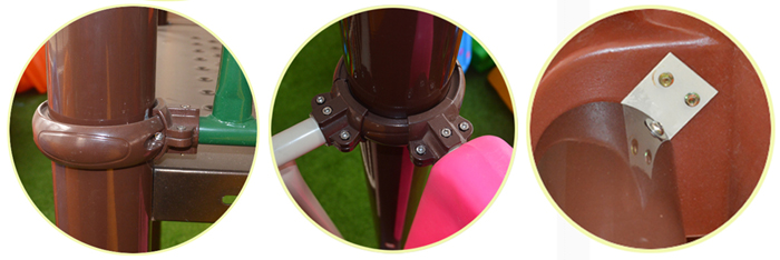 fastener on outdoor playground