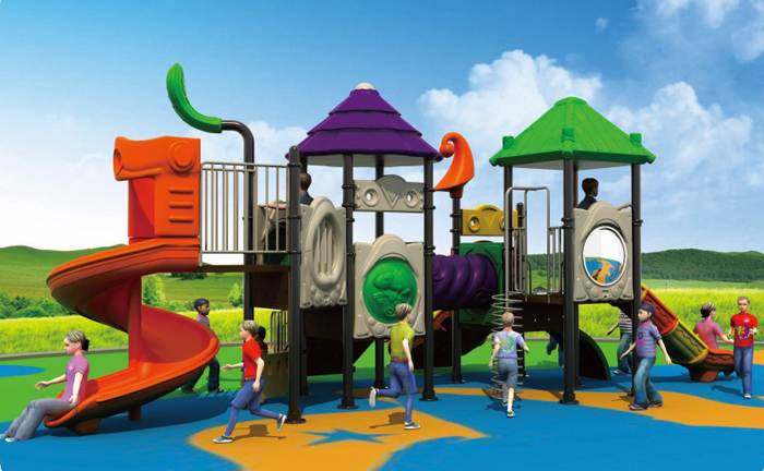 Plastic playground equipment