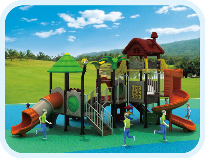 Tree House Residential Outdoor Playground Equipment 5300