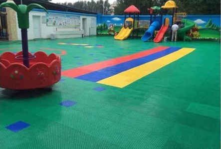 Safe plastic playground equipment material