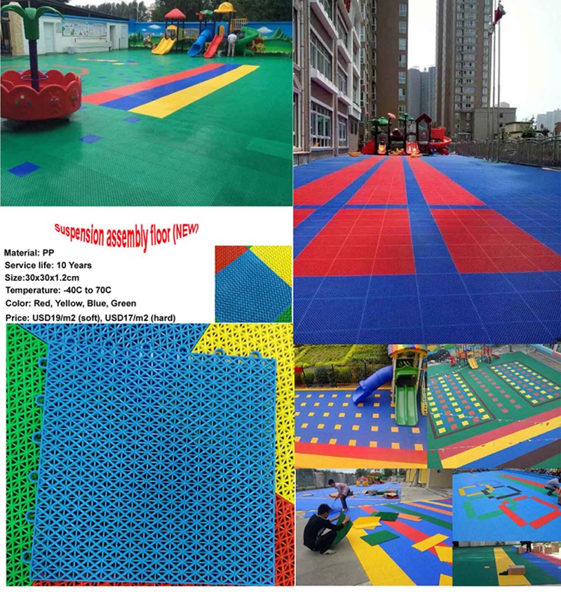 Angel outdoor playground equipment - rubber mat 2-1